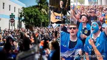 Tartan Army is taking the party to Miami... and making it 'the happiest place on earth'