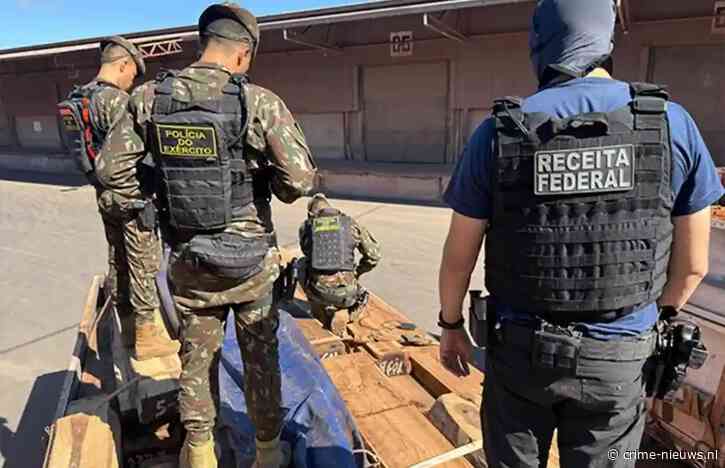 Recordvangst in Brazilië: 50.000 kilo cocaïne verstopt in houtladingen bij grens Bolivia