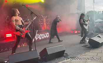 Watch: Founding VENOM Members MANTAS And ABADDON Joined By NERGAL, ERIK DANIELSSON, DAVID VINCENT At Uppsala Concert