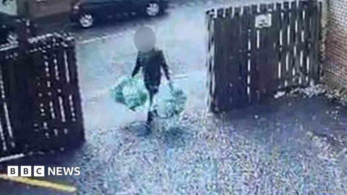 Man returns fly-tipper's rubbish to his doorstep after sifting through CCTV