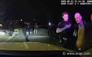 VIDEO: APD officers confront man accused of shooting in park