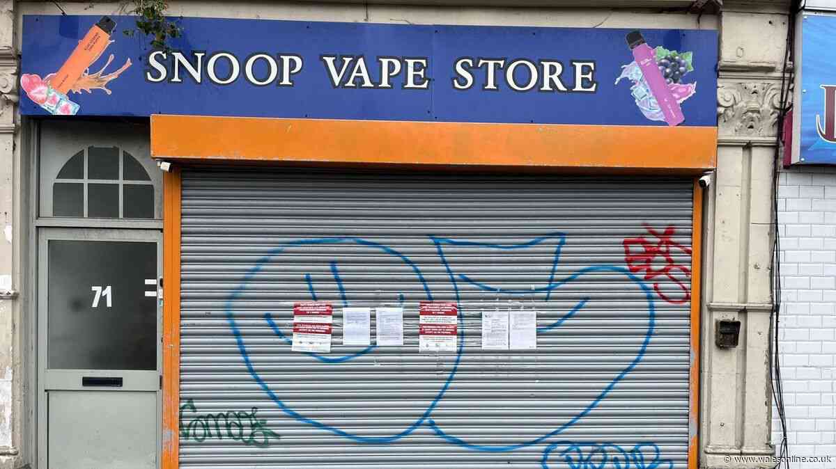 Two vape shops in Swansea have been shut down