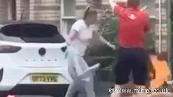 Horror as woman catches fire in Edinburgh street and is left fighting for life
