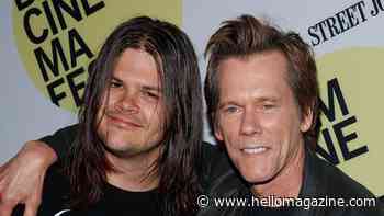Kevin Bacon looks just like goth son Travis in latest photo with drastically different hair