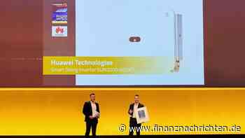 EQS-News: Huawei Digital Power: Der 506 kW-Smart-String-Wechselrichter von Huawei wurde auf der Intersolar Europe 2026 mit dem "Smarter E AWARD" ausgezeichnet