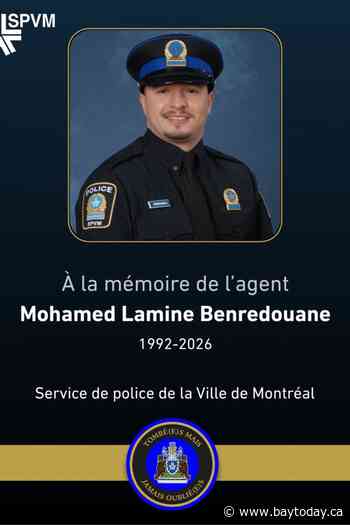 Montreal police, community mourn officer killed by gunman
