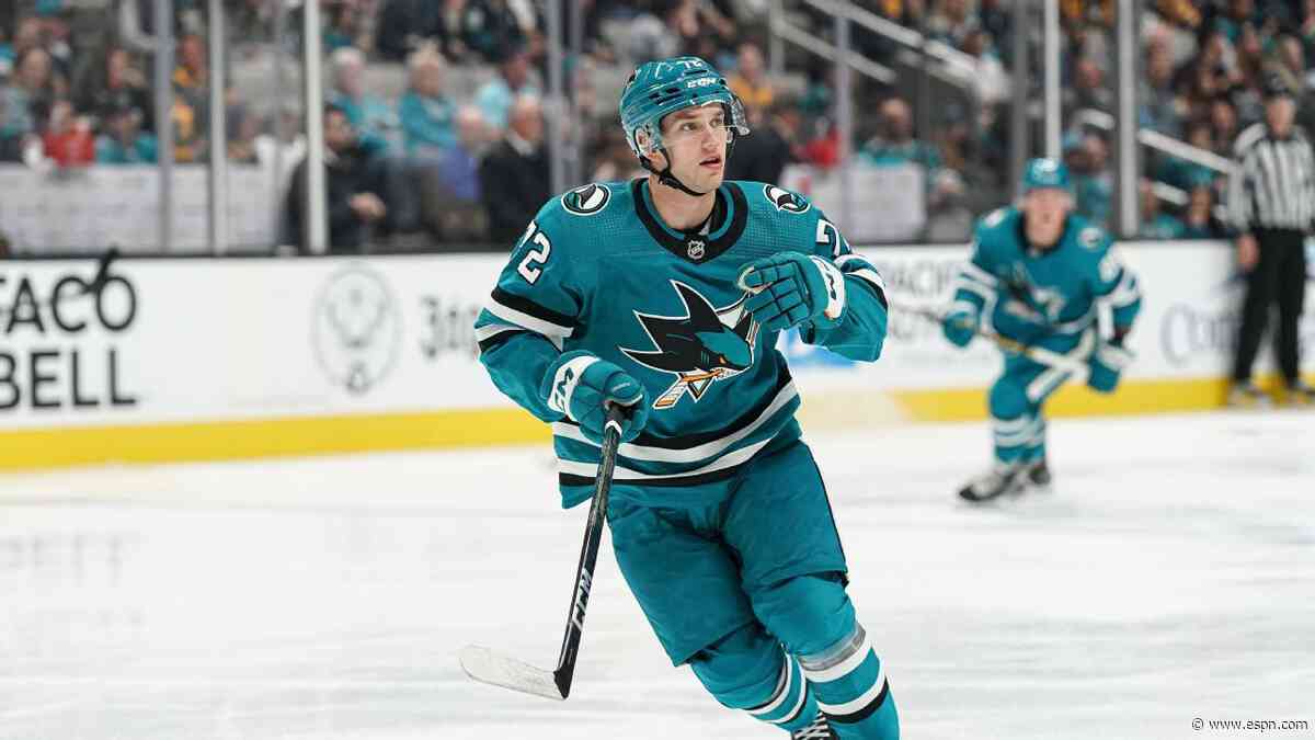 Senators land Eklund from Sharks for No. 9 pick