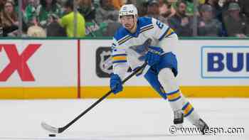 Caps acquire veteran Kyrou in trade with Blues