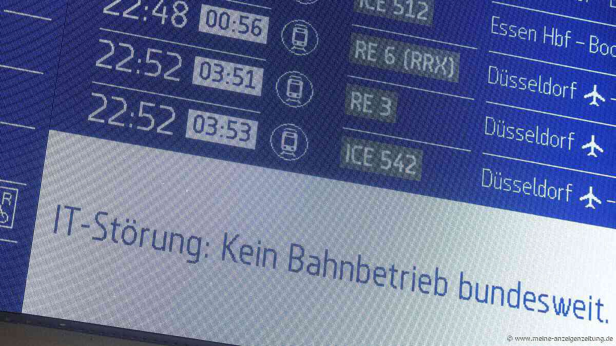 Erste Züge der Deutschen Bahn fahren wieder