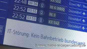 Erste Züge der Deutschen Bahn fahren wieder