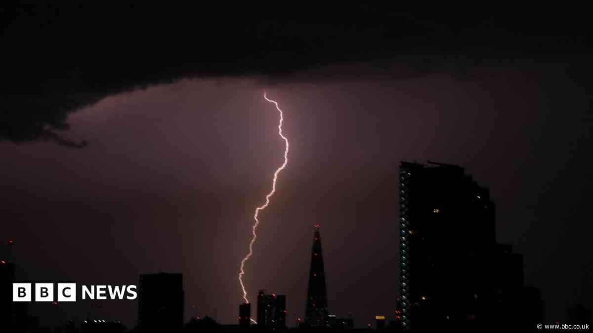 Overnight storms cause floods and fires in London