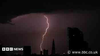 Overnight storms cause floods and fires in London