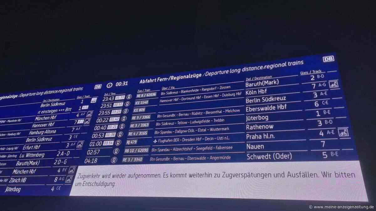 Deutsche Bahn: Störung ist behoben - Verkehr läuft wieder an