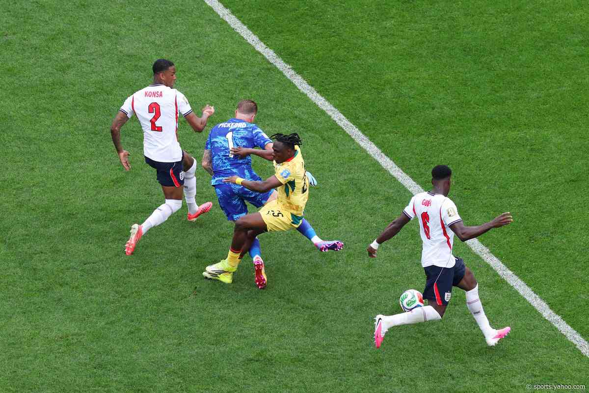 England lucky to avoid Jordan Pickford red card and late penalty in drab Ghana draw