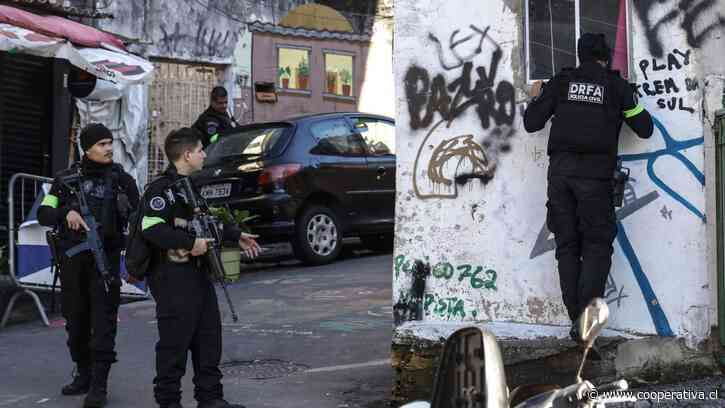 Operativo en favela de Río dejó a 50 turistas atrapados, entre ellos algunos chilenos