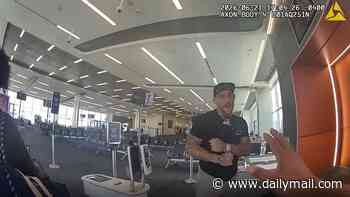 UFC legend Dustin Poirier descends into unhinged meltdown and tries to fight airport staff in arrest video