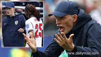 Thomas Tuchel's touchline tirade: Furious England boss rages at Djed Spence during drab World Cup draw with Ghana before substituting Tottenham star as Three Lions are handed reality check