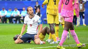 Worries exposed for England as Kane looks lost and...