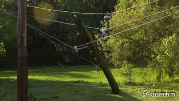 OG&E works to restore power to residents