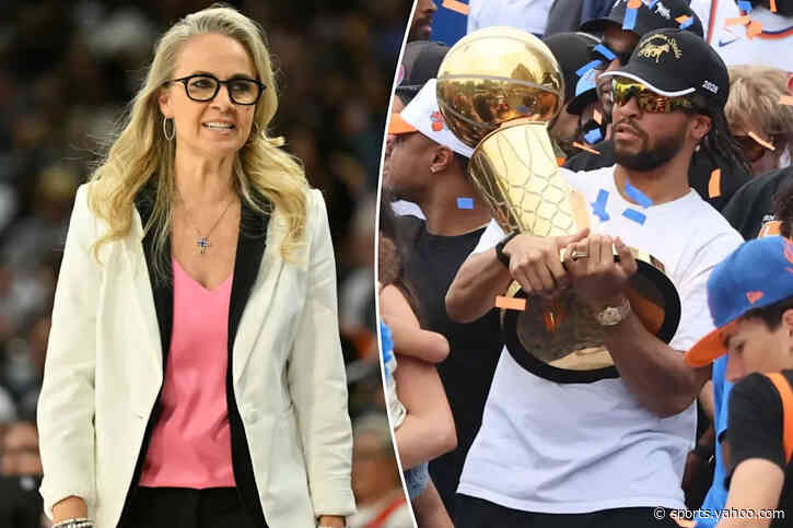 Becky Hammon won’t apologize for Jalen Brunson take — and tries to ‘piss off Knicks fans again’