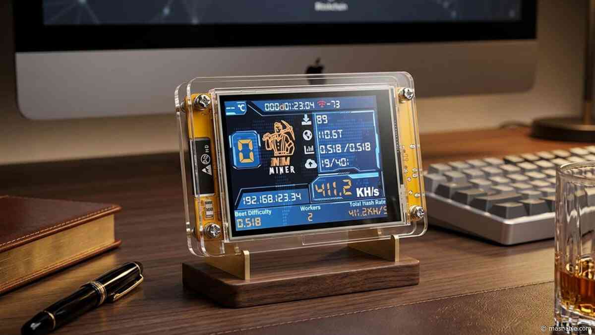Save 60% on this desktop Bitcoin miner that’s smaller than a deck of cards