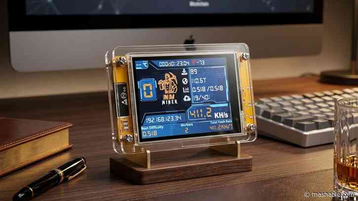 Save 60% on this desktop Bitcoin miner that’s smaller than a deck of cards