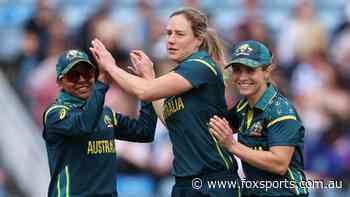 Perry’s all-round heroics in World Cup thrashing... but Aussies sweat on wounded star