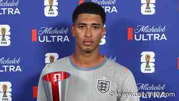 Grumpy Jude Bellingham insists he does NOT deserve Man of the Match award after England's World Cup stalemate: 'It should have gone to a Ghana player'