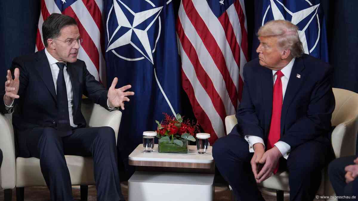 NATO-Generalsekretär Rutte trifft Präsident Trump in Washington