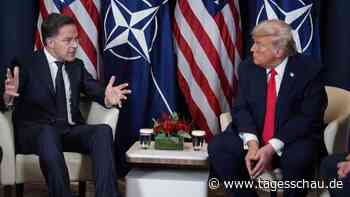 NATO-Generalsekretär Rutte trifft Präsident Trump in Washington