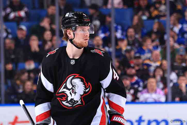The Sabres will receive the No. 4 overall pick in exchange for Bowen Byram