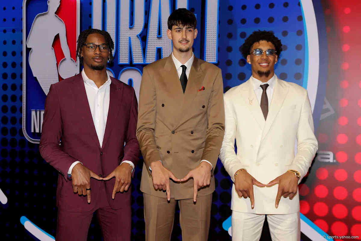 A championship frontcourt — and a lottery sweep: Michigan’s rare draft night
