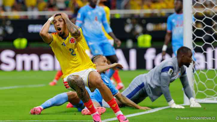 El gol anulado a Daniel Muñoz en Colombia ante RD del Congo por fuera de juego