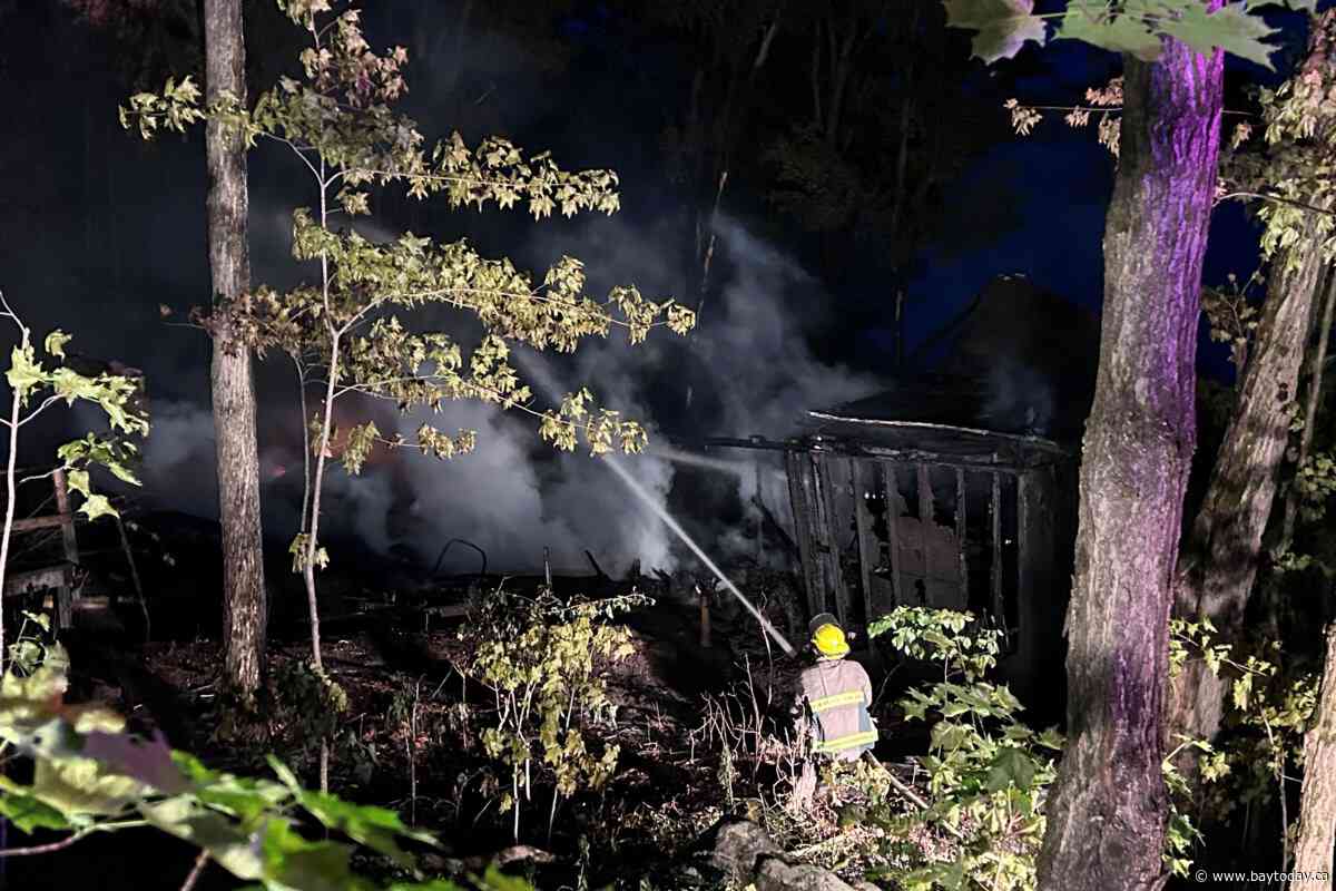 Firefighters tackle challenging blaze on Northshore Road (PHOTOS)