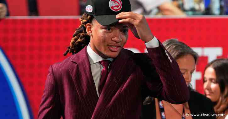 Atlanta Hawks select Kingston Flemings with No. 8 pick in 2026 NBA Draft, who says he's "ready to work for Atlanta"