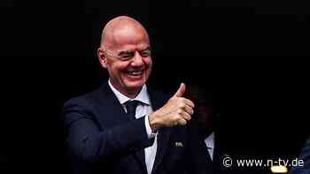"Geht nur um den Sport": FIFA-Boss Infantino wehrt sich gegen Trinkpausen-Vorwürfe