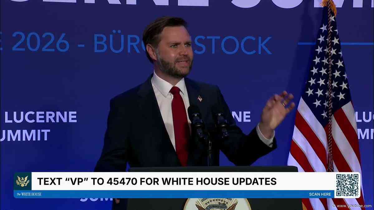Vice President JD Vance Delivers Remarks in Lucerne, Switzerland
