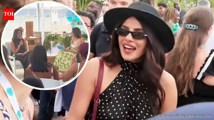 Priyanka Chopra talks about 'building legacy' at Cannes event - WATCH