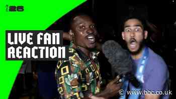 Cape Verde fan goes wild live on BBC News as his country scores