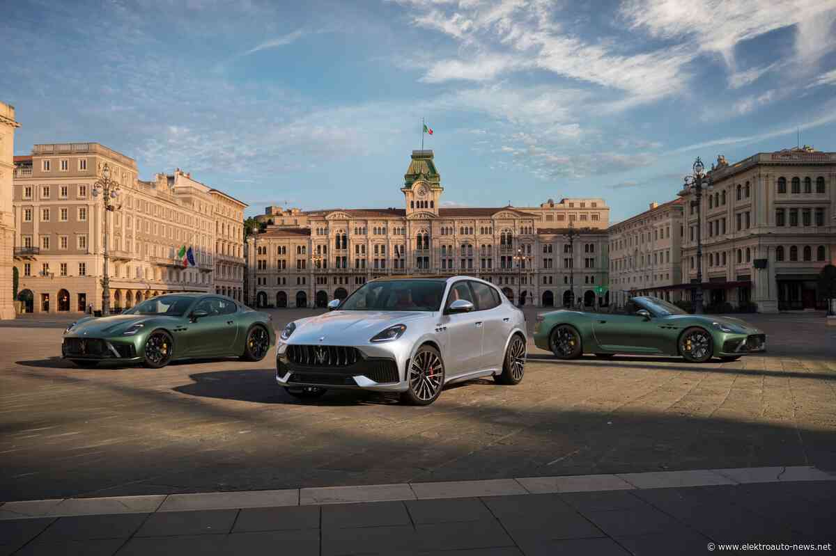 Maserati setzt im Jubiläumsjahr auf Elektro-Offensive