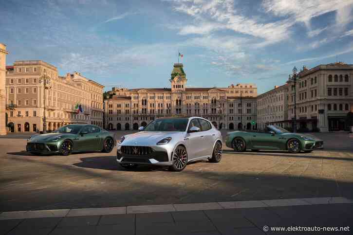 Maserati setzt im Jubiläumsjahr auf Elektro-Offensive