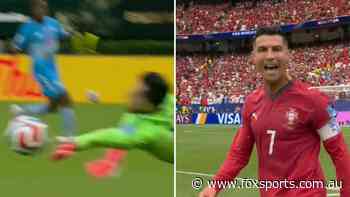 Stoppage time ‘insanity’ as keeper pulls off stunning escape; Ronaldo reaction to Messi says it all — World Cup wrap