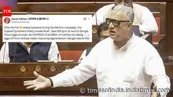 Bengal mid-day meal menu row: Derek O’Brien attacks BJP over reports of eggs being dropped