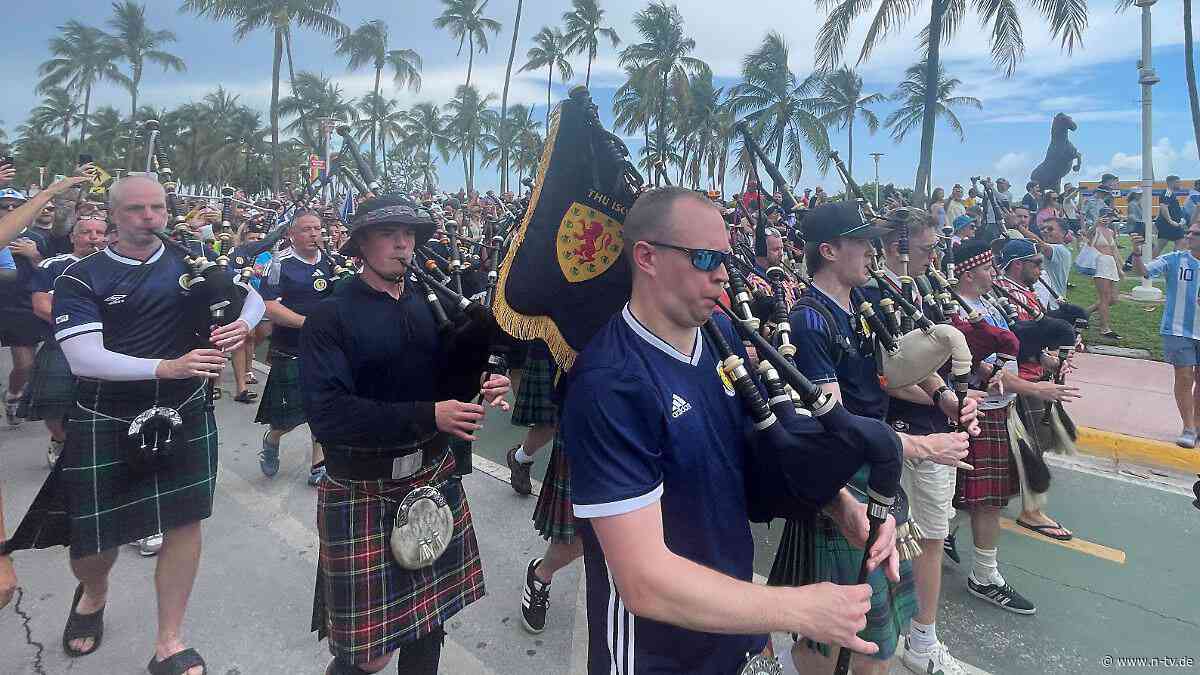 Invasion, Bier, Ekstase: "Dudelsack im Handgepäck": Schotten trinken Miami gnadenlos leer