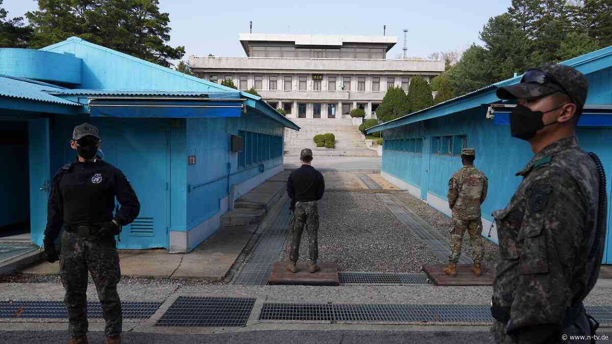 Schwer gesicherte Grenze: Nordkoreanischer Soldat flieht offenbar nach Südkorea
