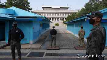 Schwer gesicherte Grenze: Nordkoreanischer Soldat flieht offenbar nach Südkorea