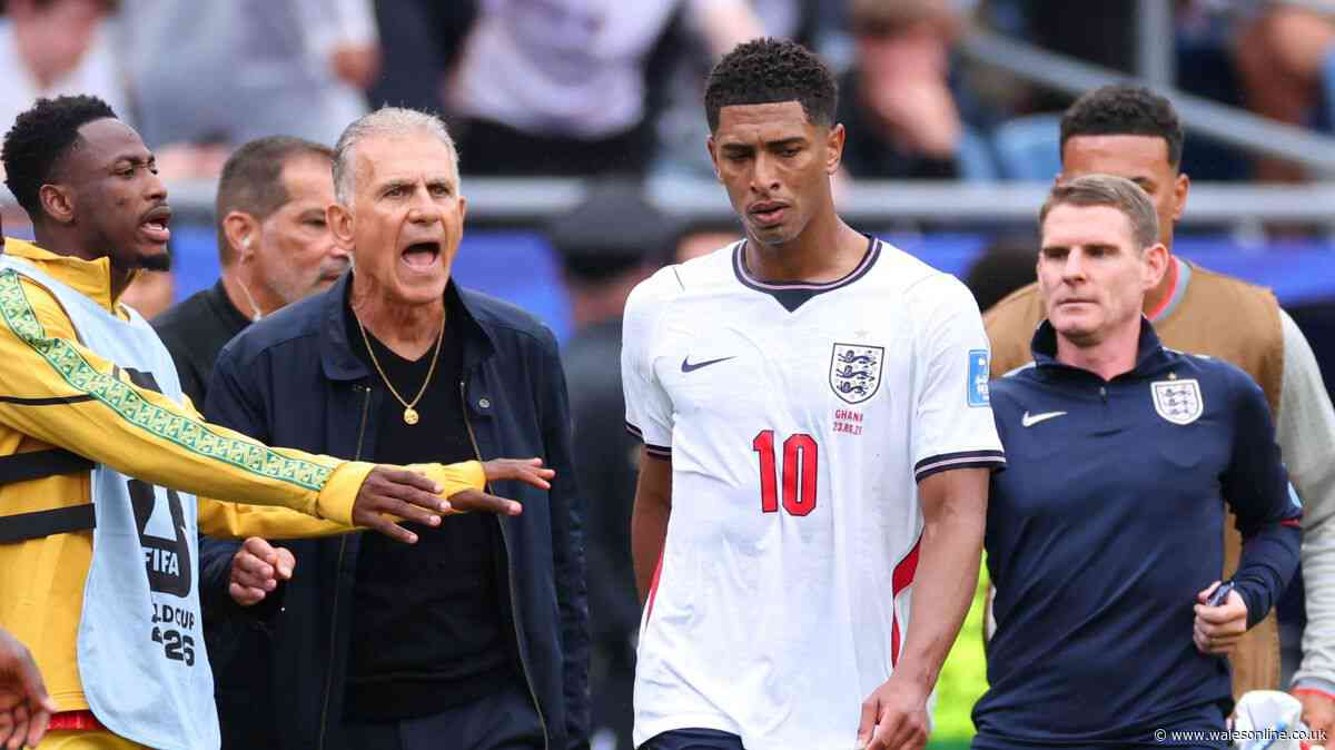 Jude Bellingham accused overnight as coach restrained in World Cup bust-up