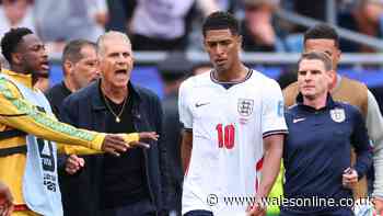 Jude Bellingham accused overnight as coach restrained in World Cup bust-up