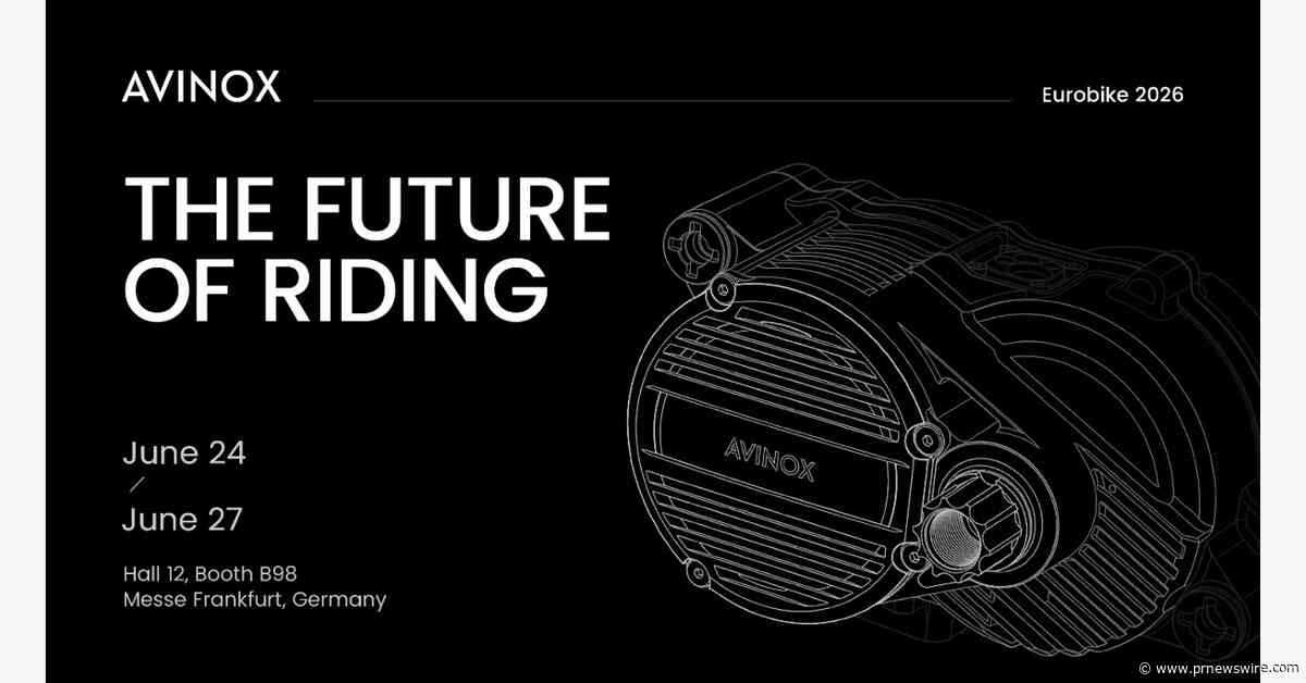 Avinox stellt auf der Eurobike 2026 den Avinox MG Concept Motor vor