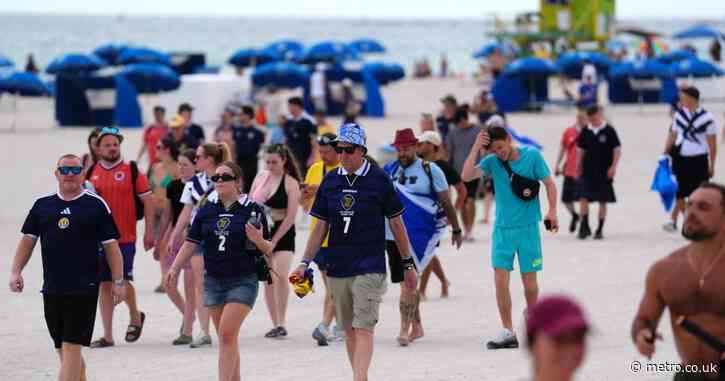Tartan Army take over Miami with traffic cones and pack out bars ahead of Brazil clash